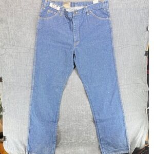 Dickies Jeans Mens 40x36 Blue 100% Cotton Regular Fit Straight Leg C993RNB
